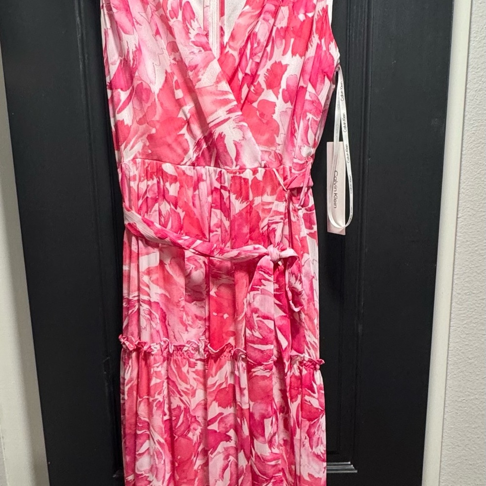 Chic Women's Pink Floral Dress
